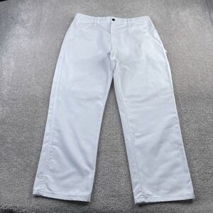 Dickies‎ Pants Mens 36x30 White Carpenter Painter Utility Twill Workwear
